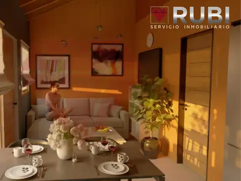 Departamento 3 ambientes con 2 baños