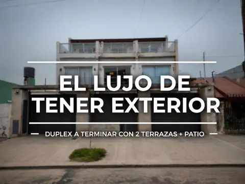 TRIPLEX VENTA SAN JUSTO 4 AMBIENTES A TERMINAR