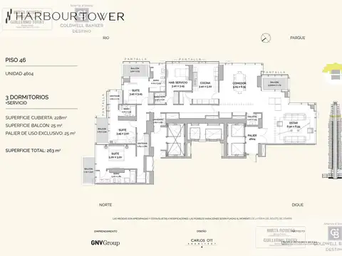 Departamento en Venta en Puerto Madero, USD 2.257.500