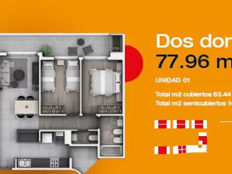 Departamento en Venta en Fisherton, USD 133.333