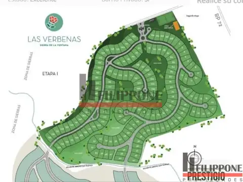 Terreno / Lote en venta de 883m2 ubicado en Sierra de la Ventana