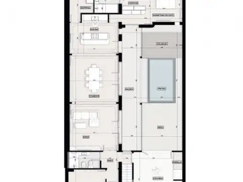 Casa 4 ambientes con 3 baños