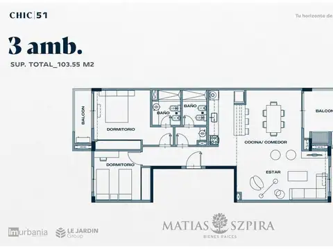 Departamento en Venta en San Antonio De Padua, USD 154.500