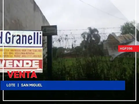 Lote - Venta - Argentina, San Miguel - Peluffo 1400