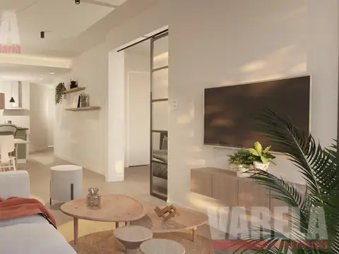 Lezica 4483 P2°: 2 amb. cfte. c/ balcón. T53.47m². Amenities. u$S 120.000