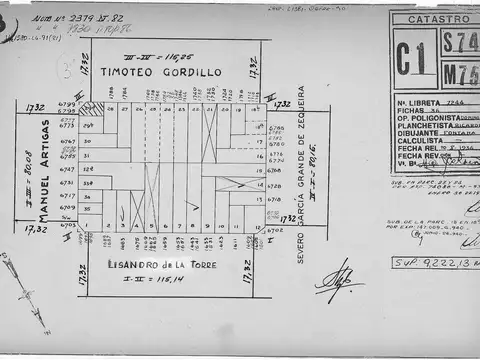 Venta lote terreno proximo Av Alberdi Mataderos