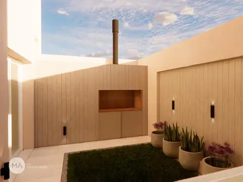 Casa 4 ambientes con 2 baños