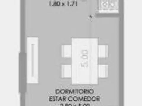 Departamento en Alquiler en Balvanera, USD 500