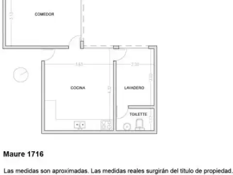 Departamento en Venta en Palermo, USD 269.900