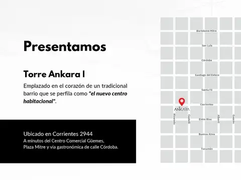VENTA Semipiso 3 ambientes a estrenar -  Edificio Ankara I, zona Chauvin, Mar del Plata