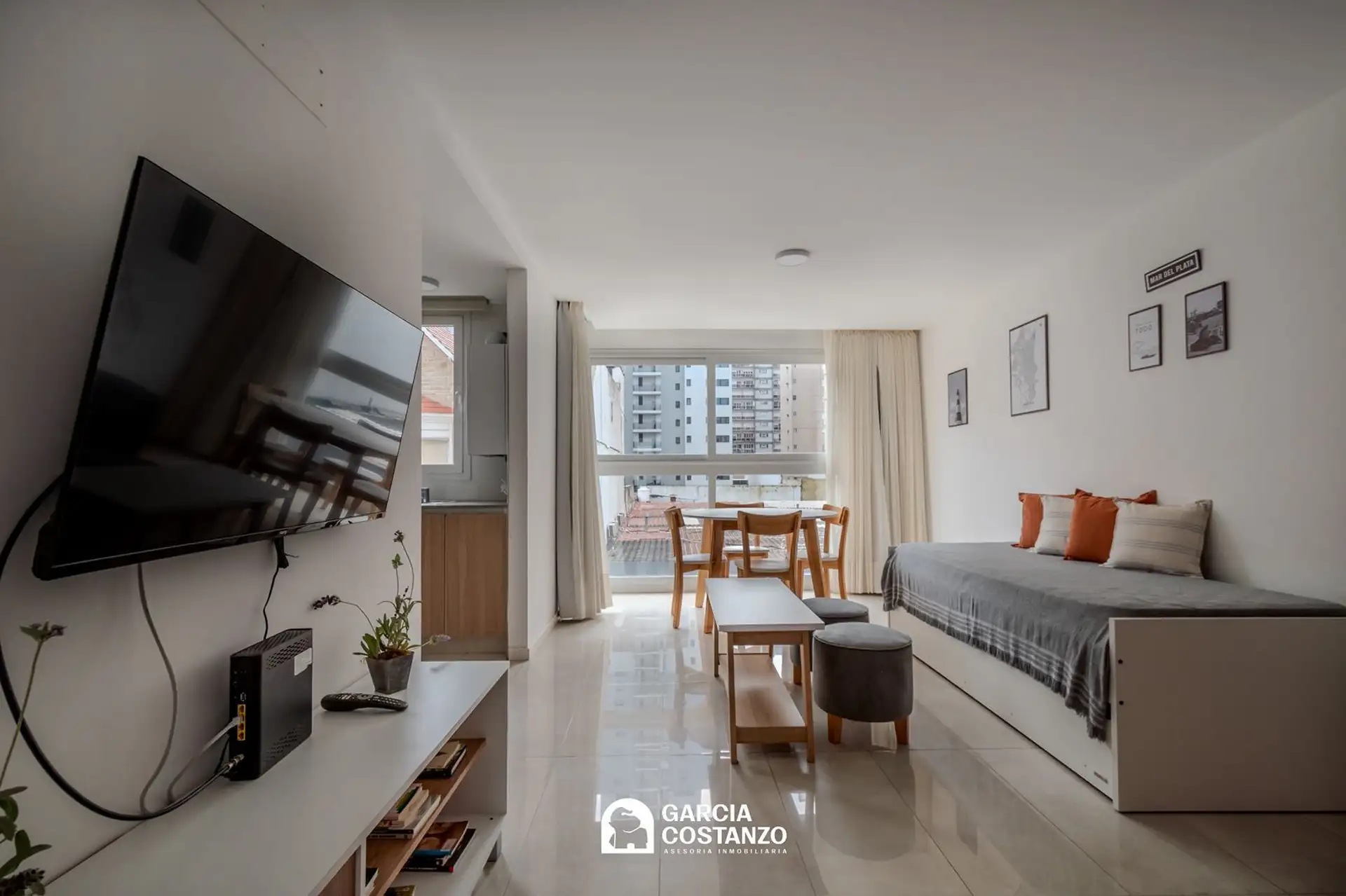 Depto 2 amb, 52m² con vista al mar — La Perla Sur