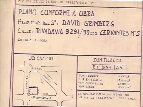 EXCELENTE LOTE EN ESQUINA - PB   9 PISOS   2 RETIROS - VENTA VILLA LURO - VELEZ SARFIELD - FLORESTA