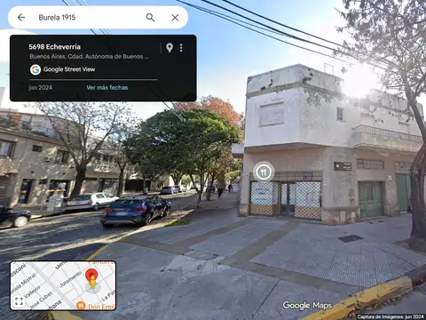 LOCAL dos plantas 300m2 cubiertos totales sobre terreno de 277 m² Villa Urquiza Estado Parcelario Vigente