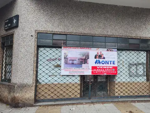 LOCAL dos plantas 300m2 cubiertos totales sobre terreno de 277 m² Villa Urquiza Estado Parcelario Vigente