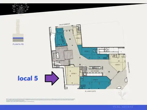 Juan B Justo 1500, CABA PB UF5 Local Comercial   ALQUILADO