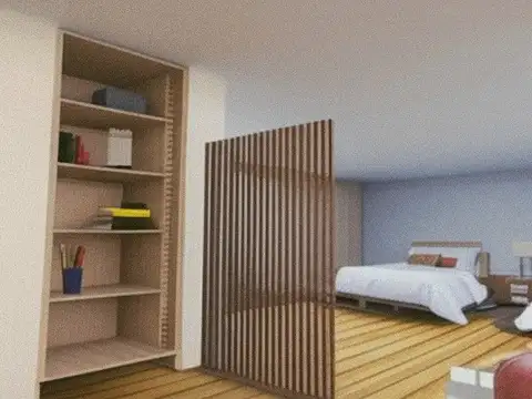 Depto Tipo Casa 3 ambientes con 1 baño