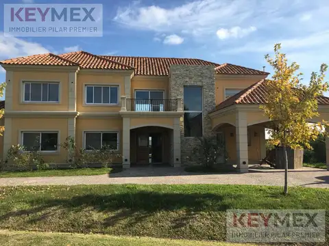 CASA VENTA ESTANCIAS DEL PILAR 4 DORMITORIOS GALERIA PARRILLA JARDIN TERRAZA  PILETA