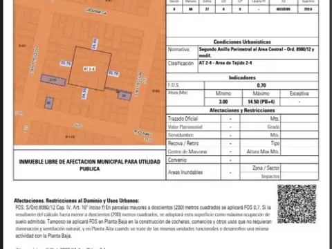 Terreno en Venta de 260,0 m2