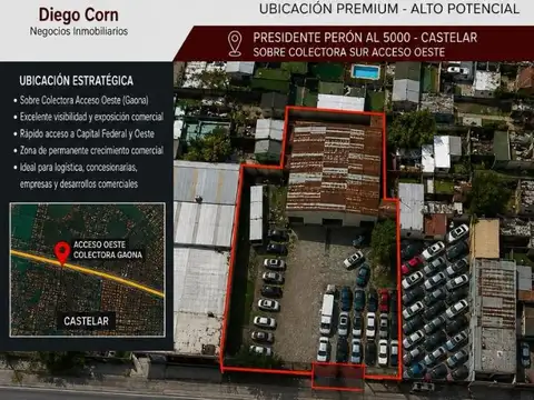 Galpón en Venta en Castelar Sur, Castelar