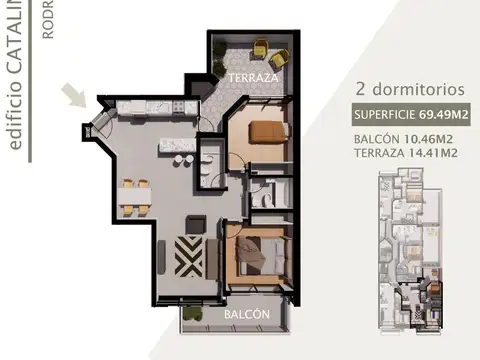 Departamento en Venta en Pichincha, USD 165.000