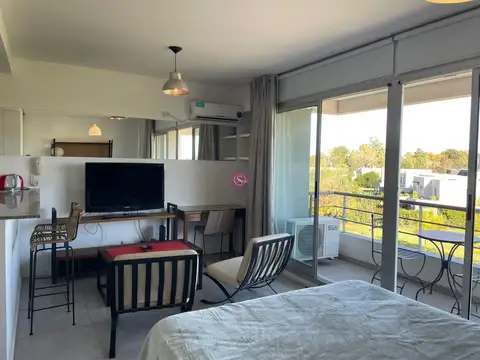 Departamento Monoambiente Amoblado en Lagoon Pilar 1600