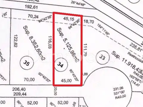 Terreno Fraccion UF34 en Venta, Parque industrial, Moreno, G.B.A. Zona Oeste