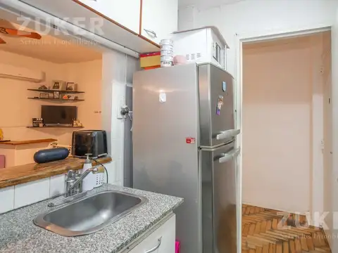 Departamento 2 ambientes con 1 baño