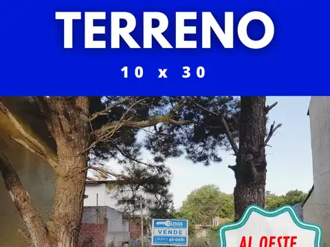 Lote 300 mts, zona resindencial, cloaca, electricidad, agua