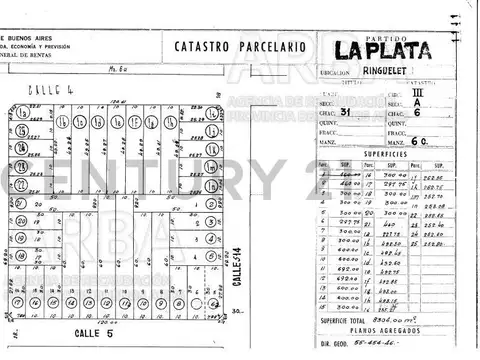 Terreno en Venta 49,24  mts Fondo