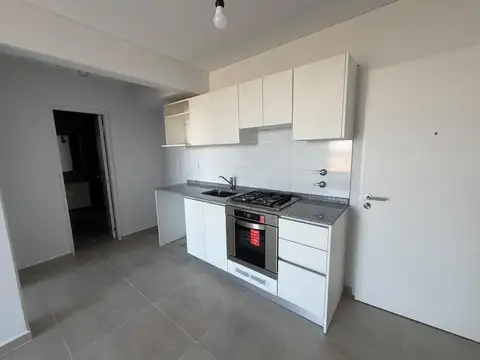 Departamento en alquiler, a estrenar un dormitorio, con pileta y parrilleros de uso comun
