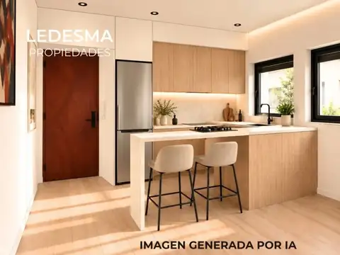 Departamento Monoambiente con 1 baño