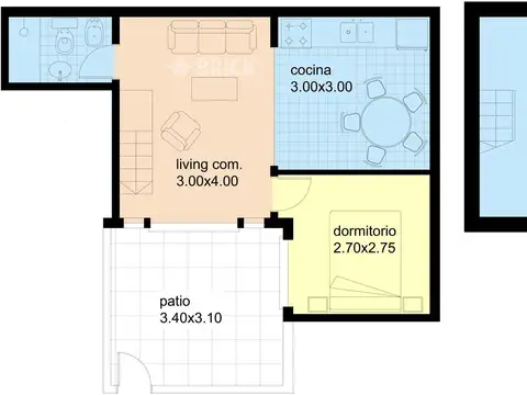 Depto Tipo Casa en Venta 40 años