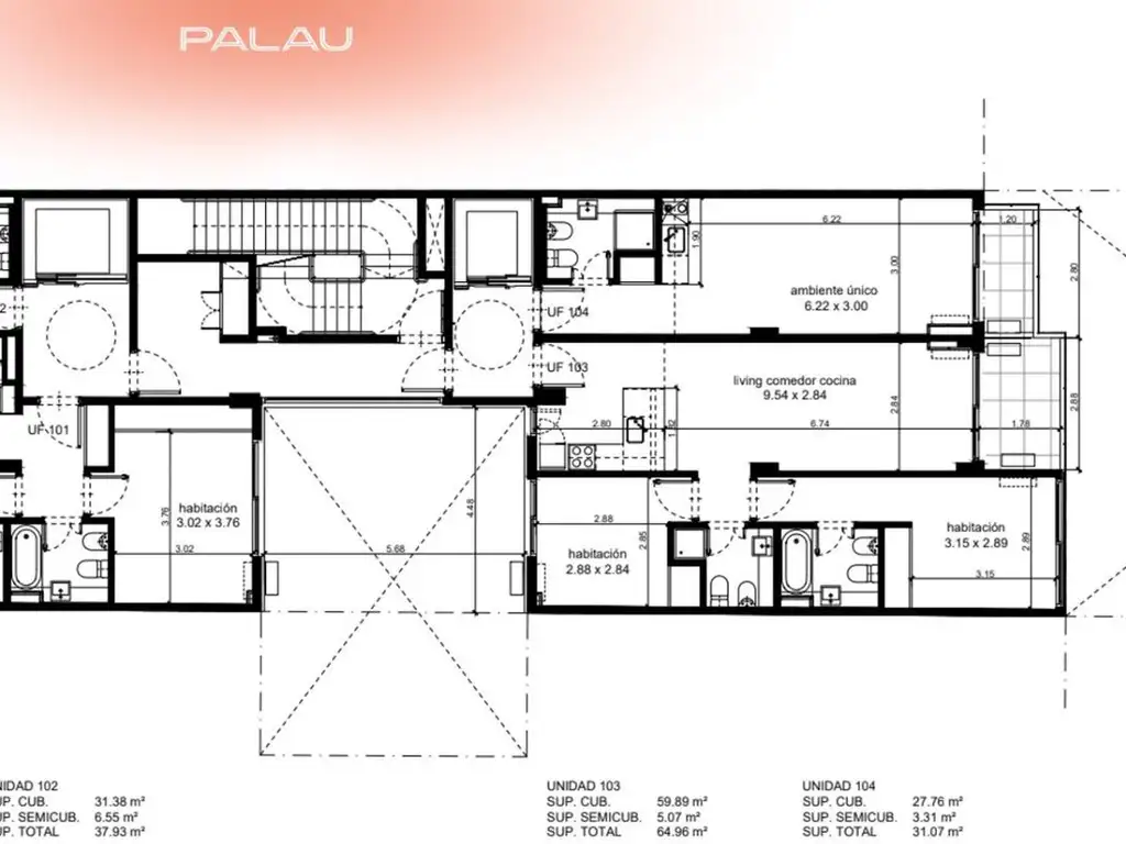 Emprendimiento de 54 Unidades