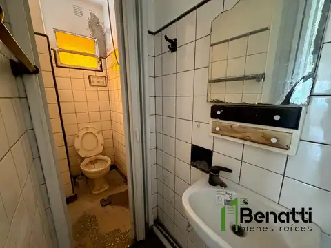 Departamento en alquiler dos ambientes al frente con patio