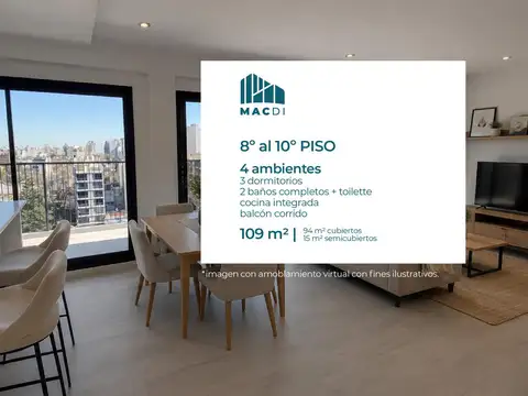 Excelente Departamento 4 ambientes a estrenar en Venta en Boedo