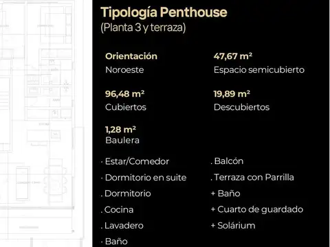 Departamento en Venta con 1 cocheras