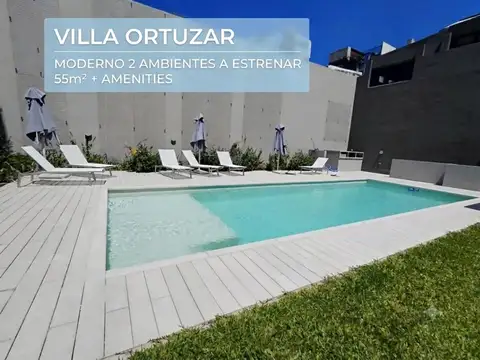 DEPARTAMENTO VENTA 2 AMB VILLA ORTUZAR A ESTRENAR