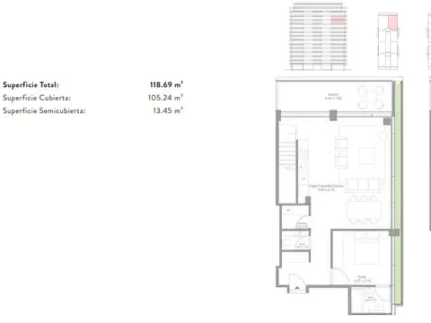 Departamento en Venta de 3 dormitorios