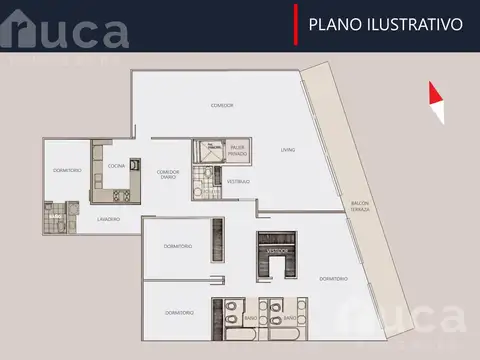 Departamento en Venta de Monoambiente