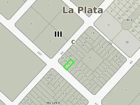 Terreno en Venta en Los Hornos, USD 15.000