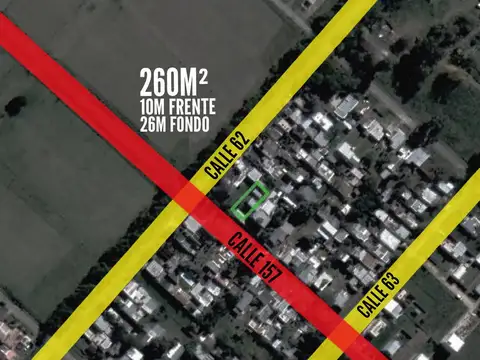 Terreno en venta - 260 mts2 - Los Hornos