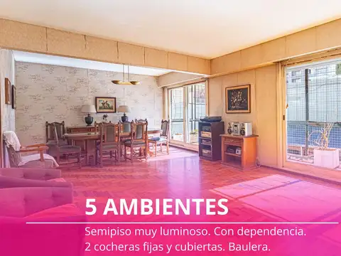 Venta - Departamento - 5 ambientes - Belgrano - Cocheras y baulera