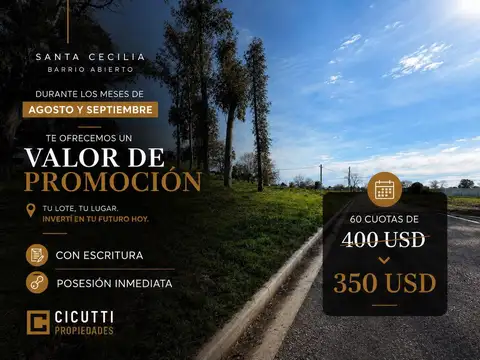 Terreno en Venta en Monte Grande, Partido de Esteban Echeverría