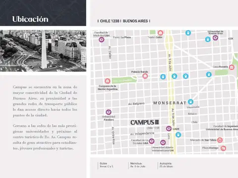 Departamento Monoambiente con 1 baño