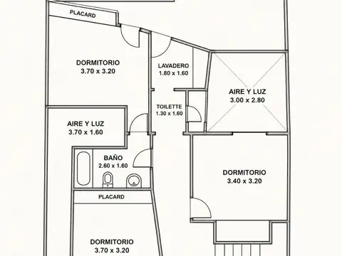 Depto Tipo Casa en Venta 15 años