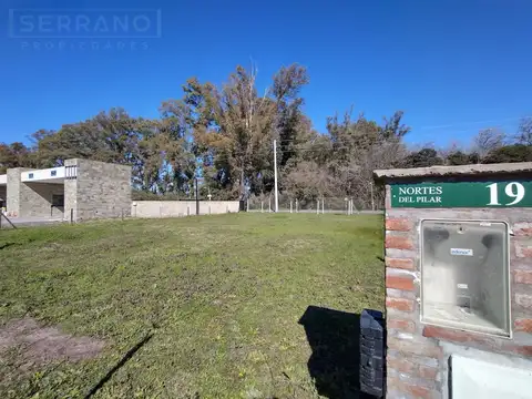 Venta. Lote 605 M2. Perimetrado. Barrio Cerrado Nortes Del Pilar