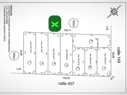 Terreno 1555 m2 - Arturo Seguí - La Plata
