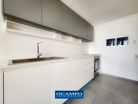 Departamento 2 ambientes con 2 baños