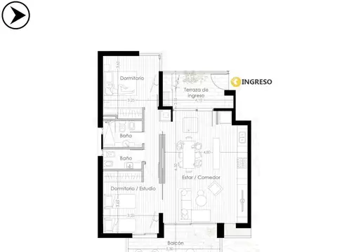 Departamento en Venta en Refinerias, Rosario