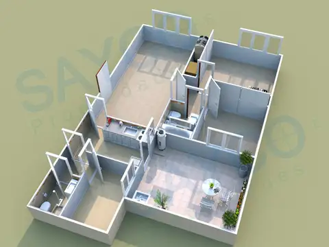 Departamento en Venta de 4 ambientes